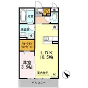 D-room五福の間取り画像