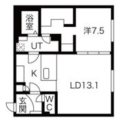 RESIDENCE SAPPORO T9の間取り画像