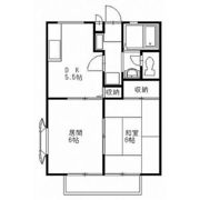 ひまわり A (ペット可)の間取り画像