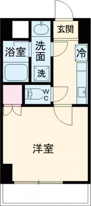 フラットK山木の間取り画像