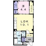 クローバー・MⅢの間取り画像