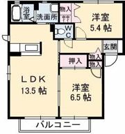 シャーメゾンきらら A棟の間取り画像
