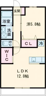 ベルヴェールⅠの間取り画像
