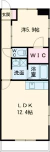 ブロードタウン神野D棟の間取り画像