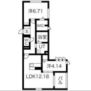 セジュール西明石の間取り画像