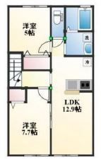 コルネット ブランの間取り画像