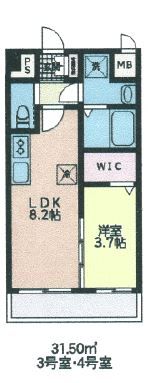 シェル新川の間取り画像