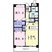 プラシ－ド鼓が滝の間取り画像