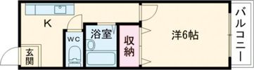 シャンテー御殿山の間取り画像