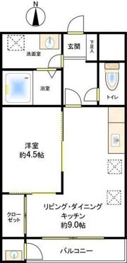 リバティー寿の間取り画像