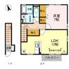 ラルジュメゾン Aの間取り画像