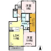 ソレイユの間取り画像