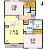 ショコラコート Ⅰの間取り画像