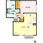 スプリングベルテ Aの間取り画像