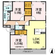 ボヌールの間取り画像