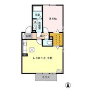 ミリエール竹の山の間取り画像