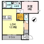 HEARTY'S ENT G棟の間取り画像