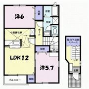 エレガントⅢの間取り画像