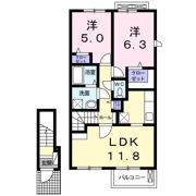 さつきの間取り画像