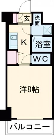 レジデンス三宮東グルーブの間取り画像