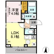 クロノス天神の間取り画像