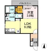 クロノス天神の間取り画像
