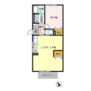 アムールヒルズ ABの間取り画像