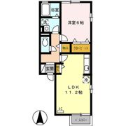 ZONE雁道Ⅱの間取り画像