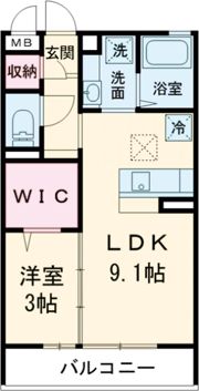 D-room吉津屋町の間取り画像