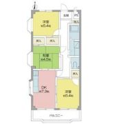 レイクハイツ当知の間取り画像