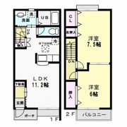 アルカディアⅠの間取り画像