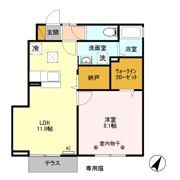 ハーベスト・ガーデン Aの間取り画像
