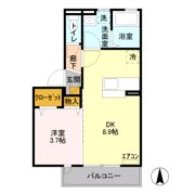 ルシール細谷 Aの間取り画像