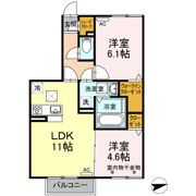 Dーroom江戸橋の間取り画像
