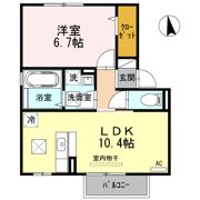 シェルノーブル D棟の間取り画像
