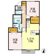 ソレイユの間取り画像