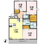 セジュールSakuraⅡの間取り画像