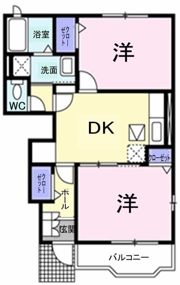サニースクエアBの間取り画像