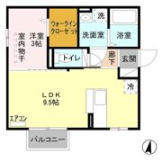 コスモ Bの間取り画像