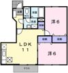 東フラワーの間取り画像