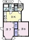 セレ－ノ山東Aの間取り画像