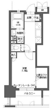 アクタス博多Vタワーの間取り画像