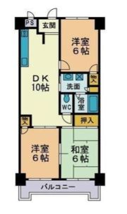 パストラル飯島の間取り画像