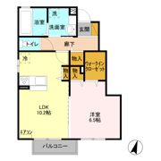 ヴィクトワール Ⅲ Bの間取り画像