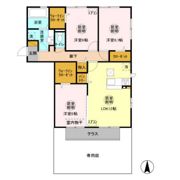 袖ヶ浦ヒルサイドプラザ Bの間取り画像