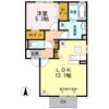 ボヌール Kの間取り画像