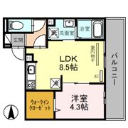 ブリランタ壬生 Ⅱ棟(北)の間取り画像