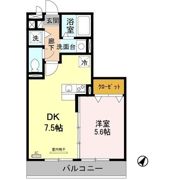パークハイム参番館 A棟の間取り画像