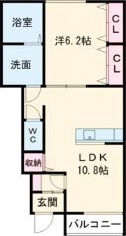 コメットチバOの間取り画像
