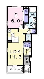 イースト Nの間取り画像